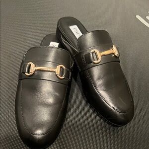Steve Madden Black  Kandi Loafers